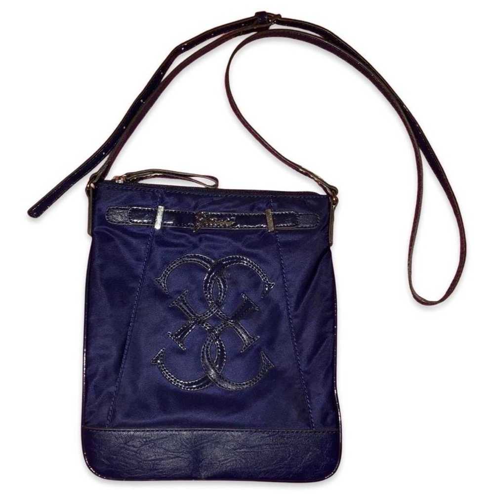 Navy blue guess crossbody bag purse shoulder bag - image 1