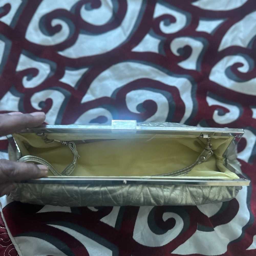 Bijoux TERNER gold purse/clutch size small vintage - image 2