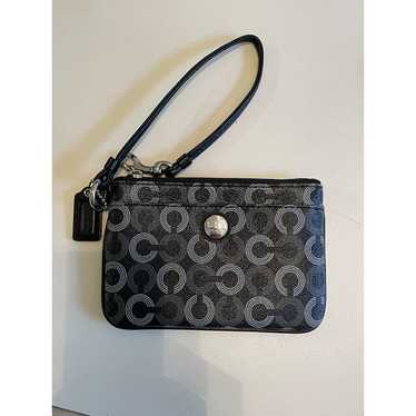 Coach Vintage Wristlet Clutch Black/Gray. - image 1