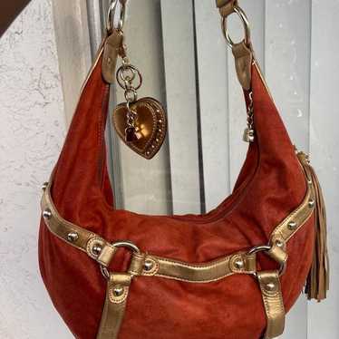 Vintage y2k kathy Van Zeeland hobo shoulder bag in