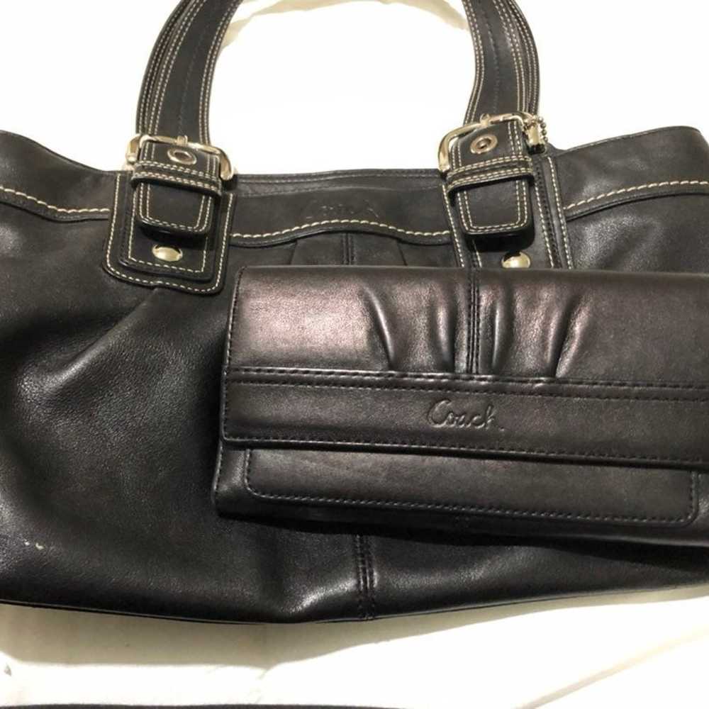 Coach purse and wallet set - image 1