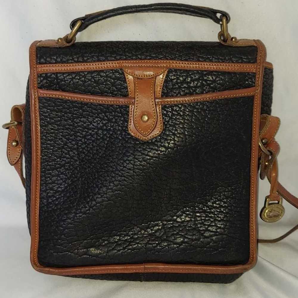 Dooney & Bourke Vintage Genuine Black Leather Cro… - image 3