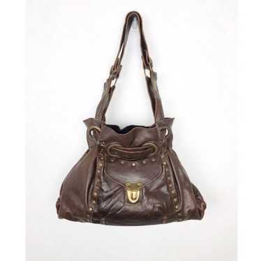 E.D.E Vintage Deep Brown Leather handbag - image 1