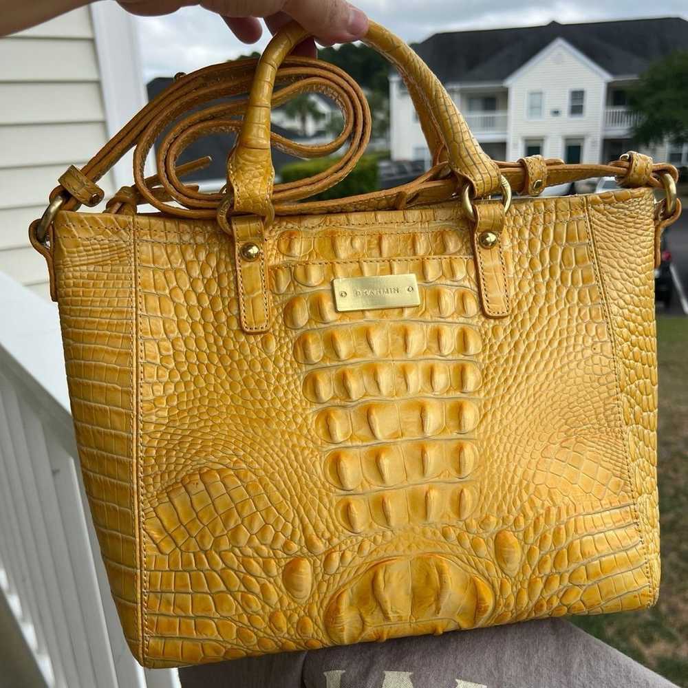 EVUC BRAHMIN MINI ARNO IN SUNNY YELLOW SOL MELBOU… - image 11