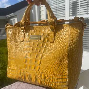 EVUC BRAHMIN MINI ARNO IN SUNNY YELLOW SOL MELBOU… - image 1