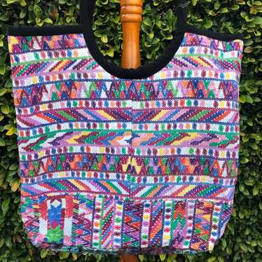 Bnwot Guatemalan Huipil Beach Bag - image 1