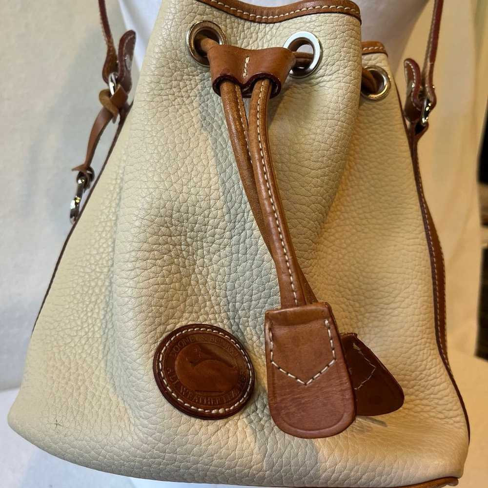 DOONEY & BOURKE PURSE WOMENS VINTAGE LEATHER BUCK… - image 2