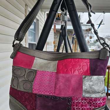 Two Coach Patchwork purses