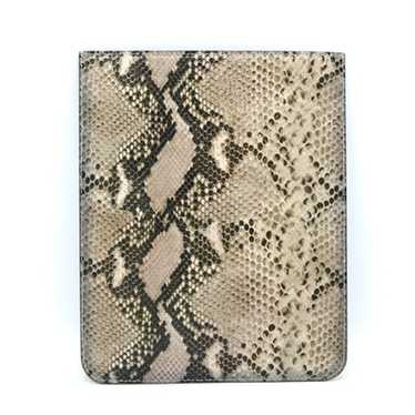 JIMMY CHOO Python Snake Print Embossed Leather iP… - image 1