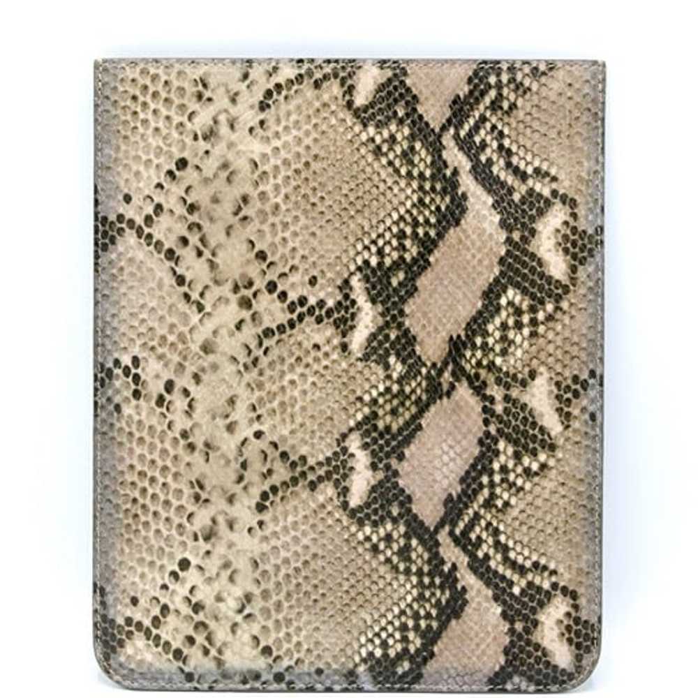 JIMMY CHOO Python Snake Print Embossed Leather iP… - image 2