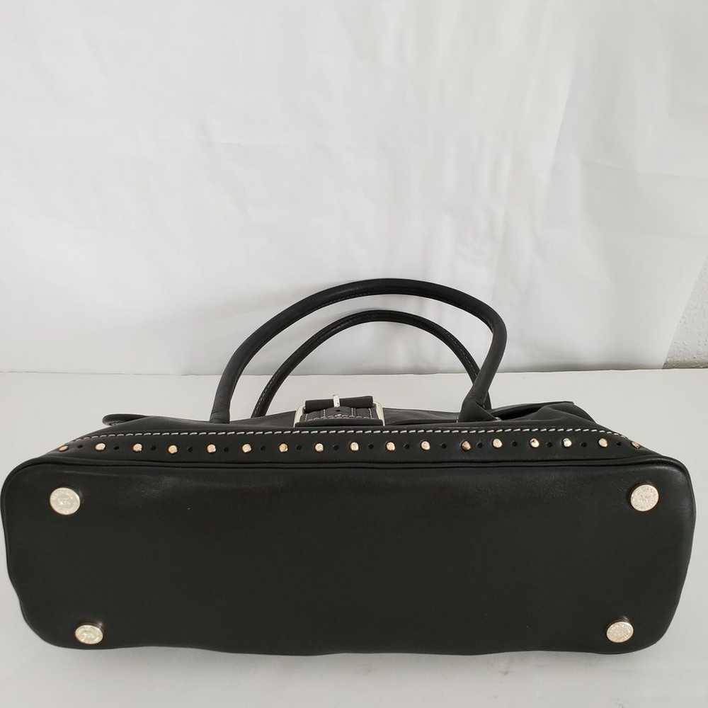 MICHAEL Michael Kors Vintage Black Leather Stud D… - image 5