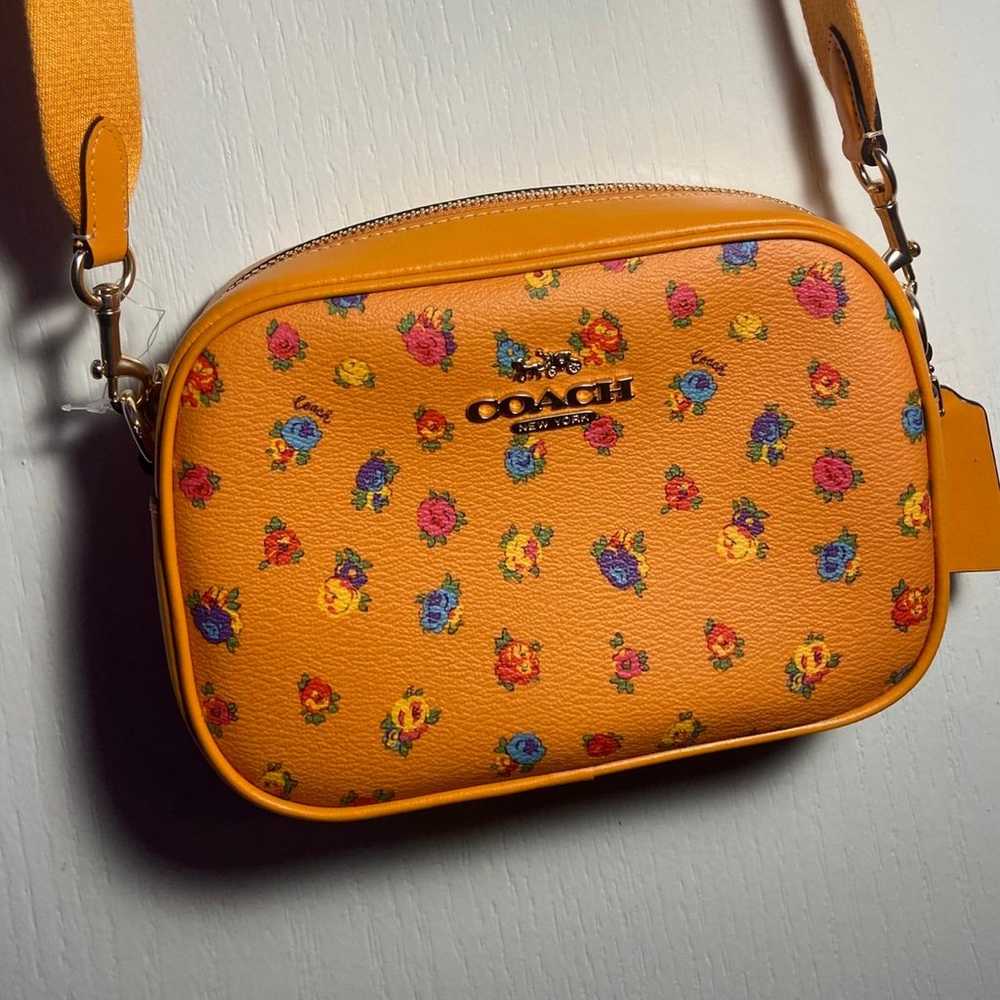 Brand New Authentic Coach Mini Orange Vintage Ros… - image 1