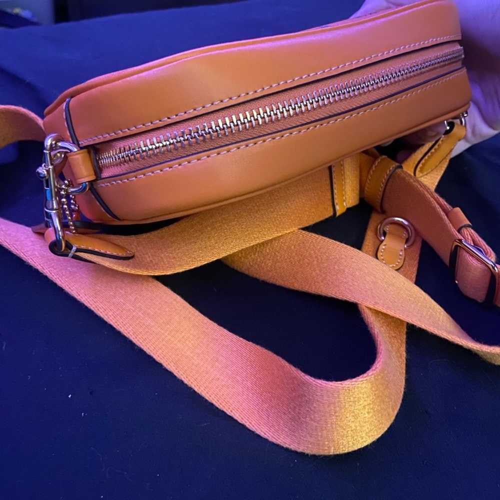 Brand New Authentic Coach Mini Orange Vintage Ros… - image 6