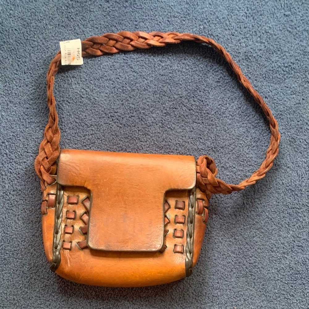 Leather shoulder bag - image 2