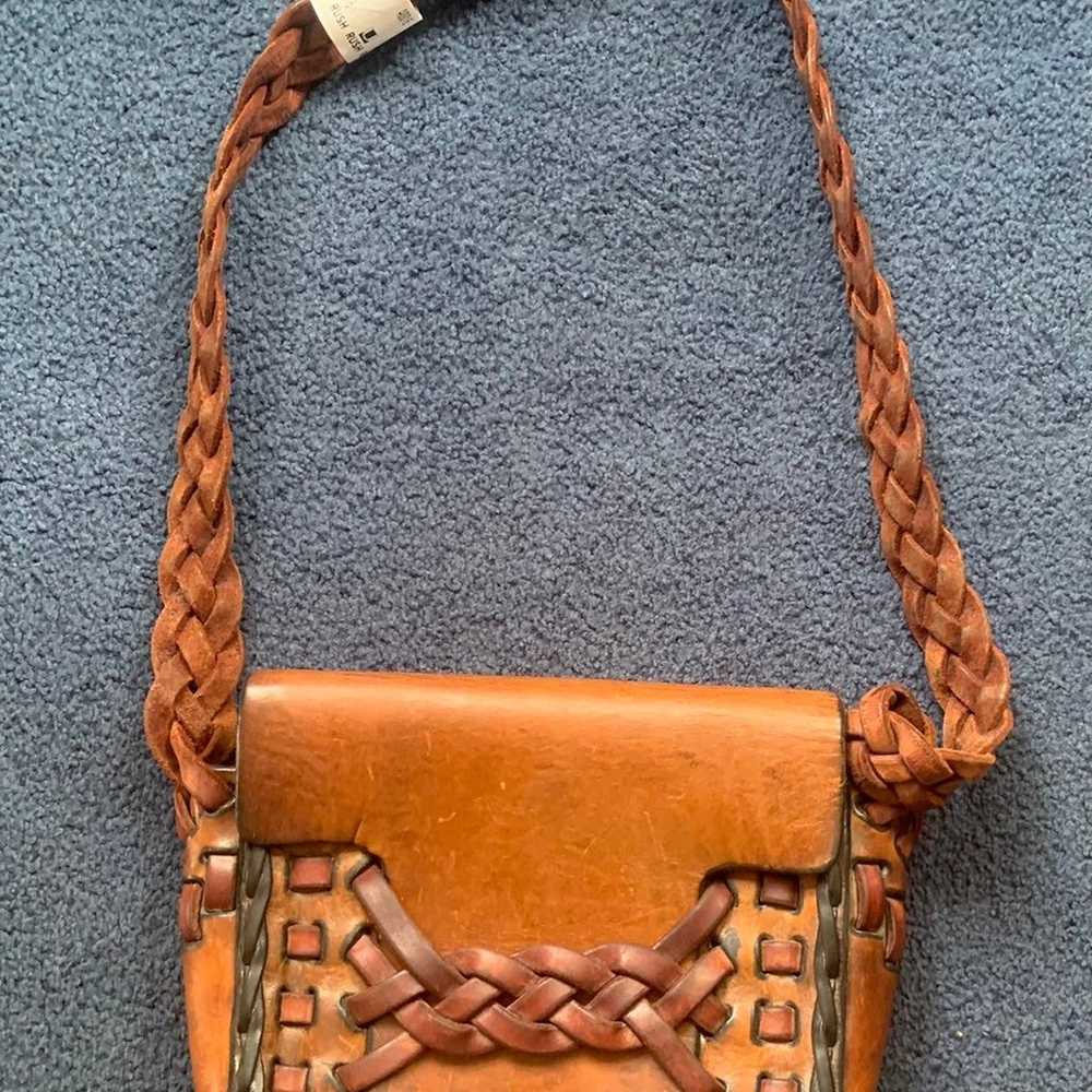 Leather shoulder bag - image 5