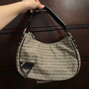 Vintage Emporio Armani Monogram Shoulderbag - image 1