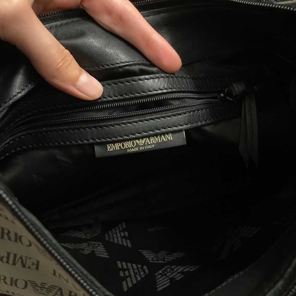 Vintage Emporio Armani Monogram Shoulderbag - image 7