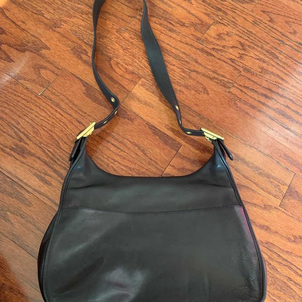 Vintage Coach Black Stewardess Shoulder Bag - image 2