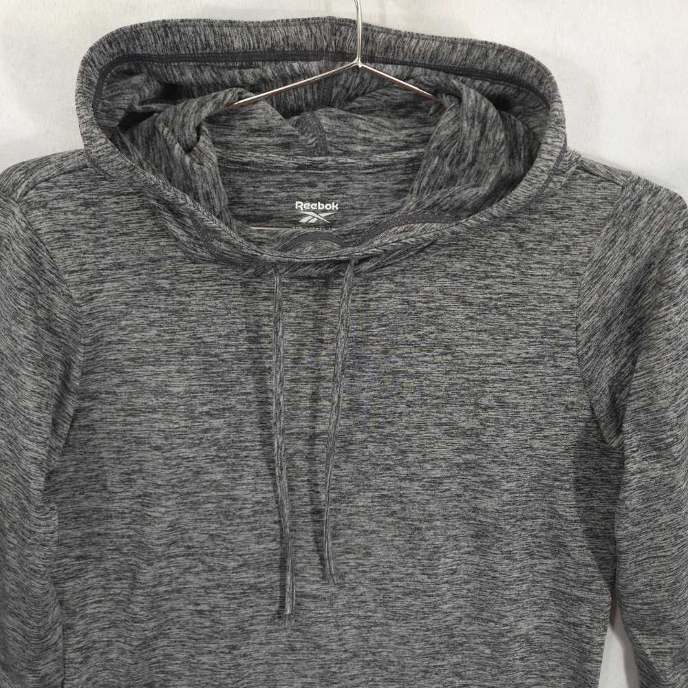 Reebok Hoodie Womens XS Gray Heather Lightweight … - image 2