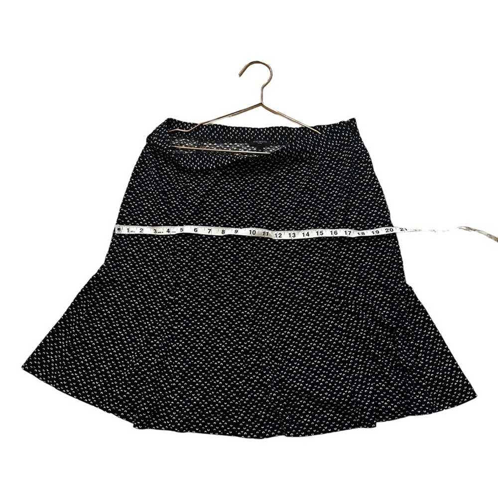 Talbots navy printed skirt size 12 petite - image 5