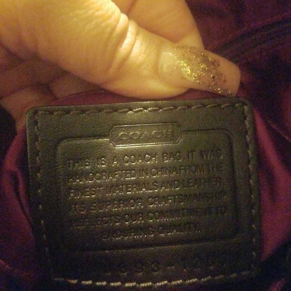 Vintage Zoe Coach Purse - image 4