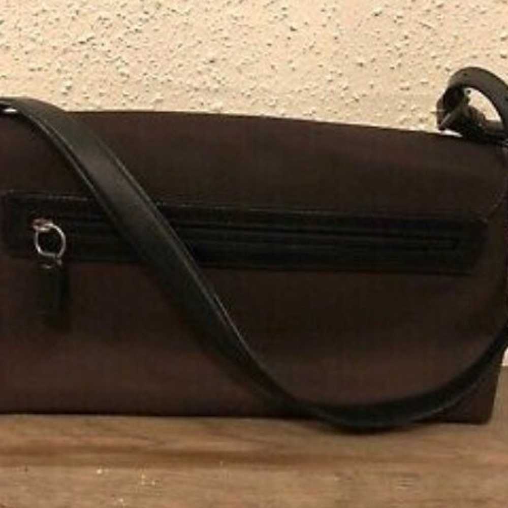 Black Leather Small Crossbody Bag - image 3