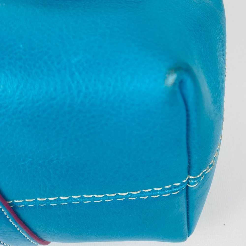 Vintage Dooney & Bourke Turquoise Pink Blue Doubl… - image 4