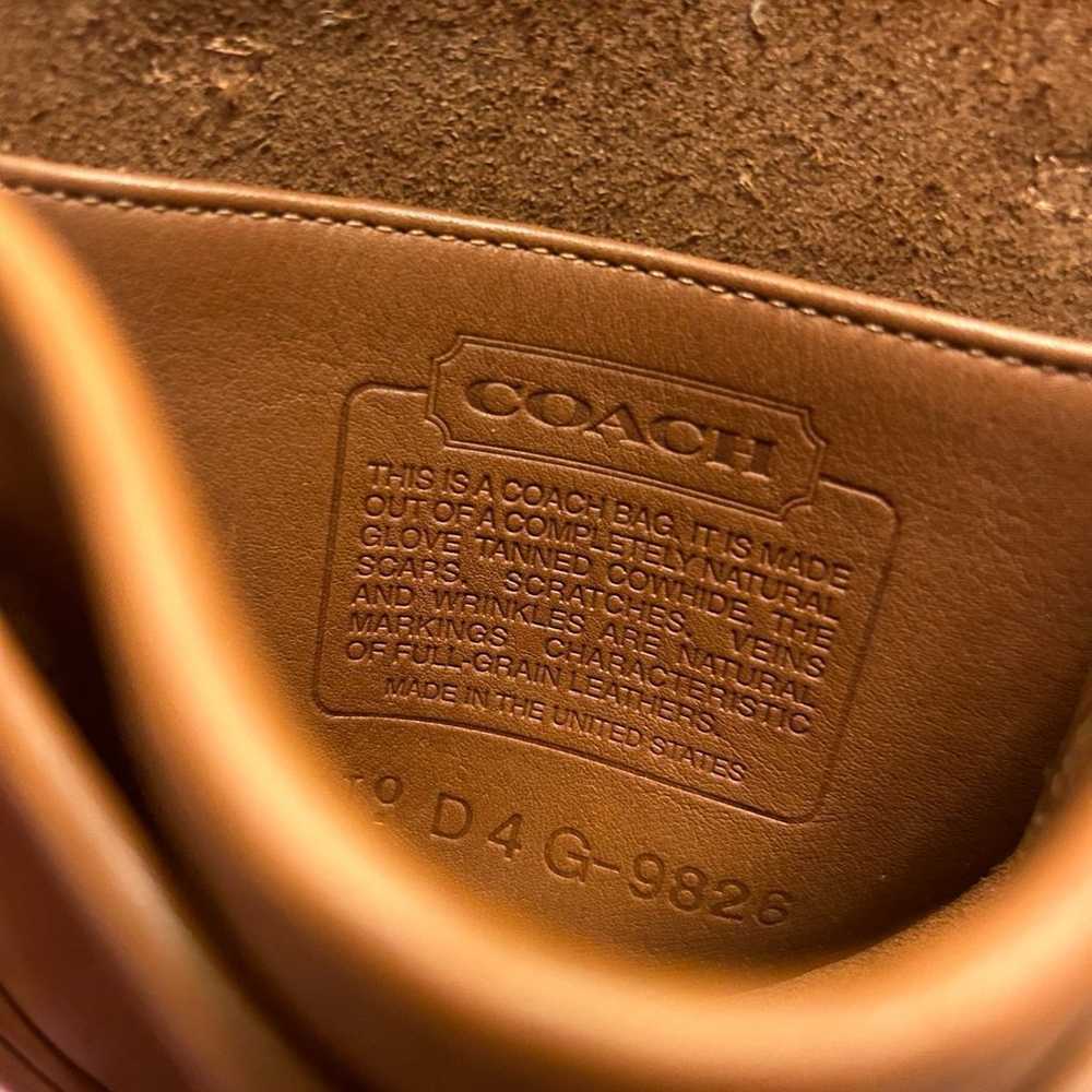 Genuine Coach #9826 Vintage Tan Mini Purse Long S… - image 5