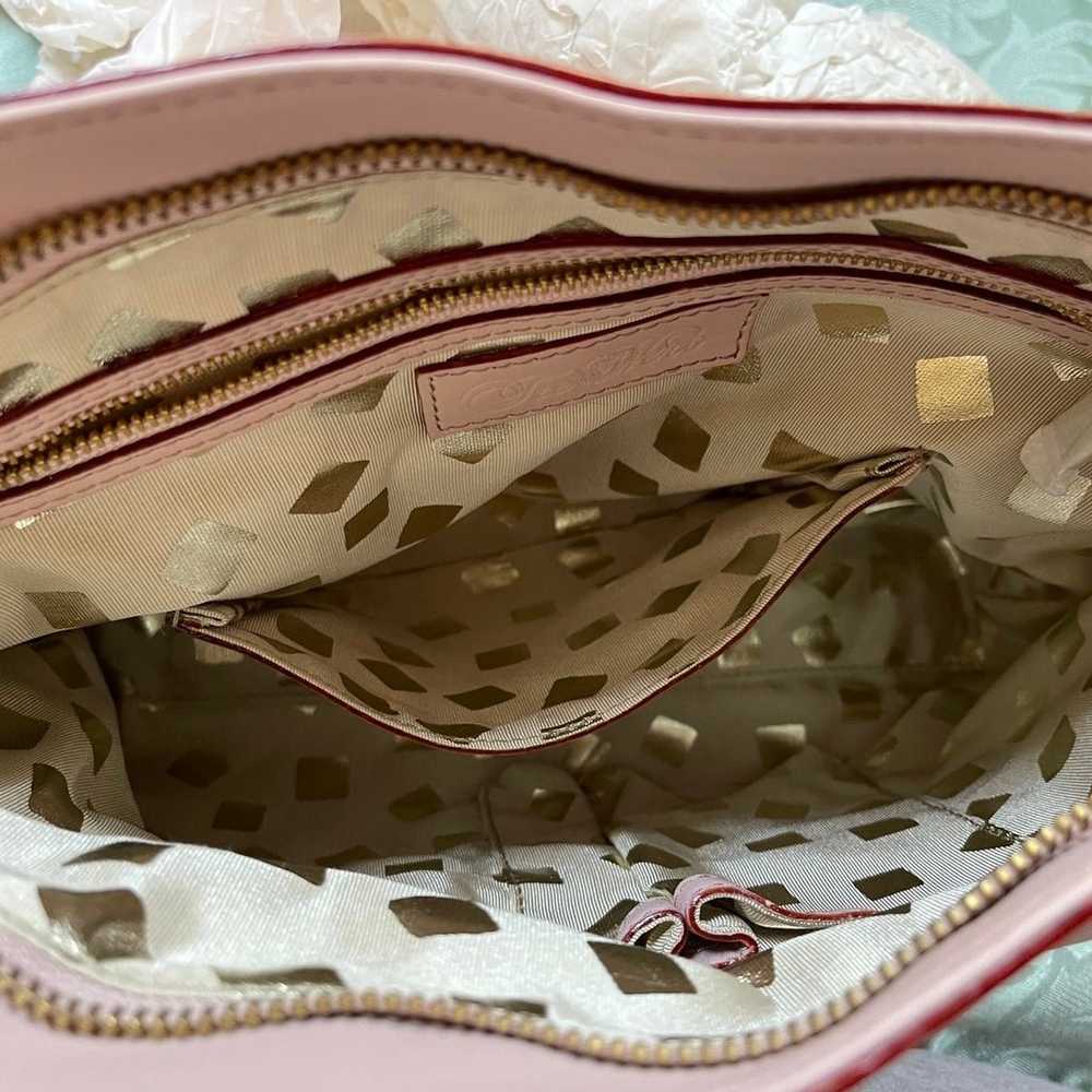 NWT TreVero Pink Leather Handbag Purse $450 MSRP - image 6