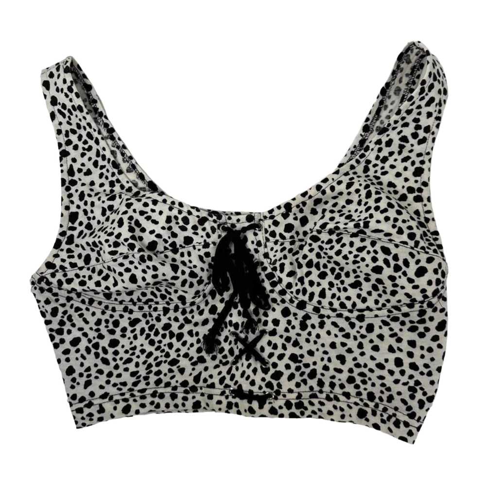 Dalmatian Print Crop Top (S) - image 2