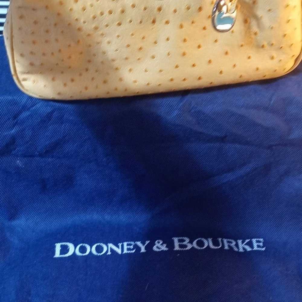 Vintage Dooney & Bourke ostrich small tote - image 10