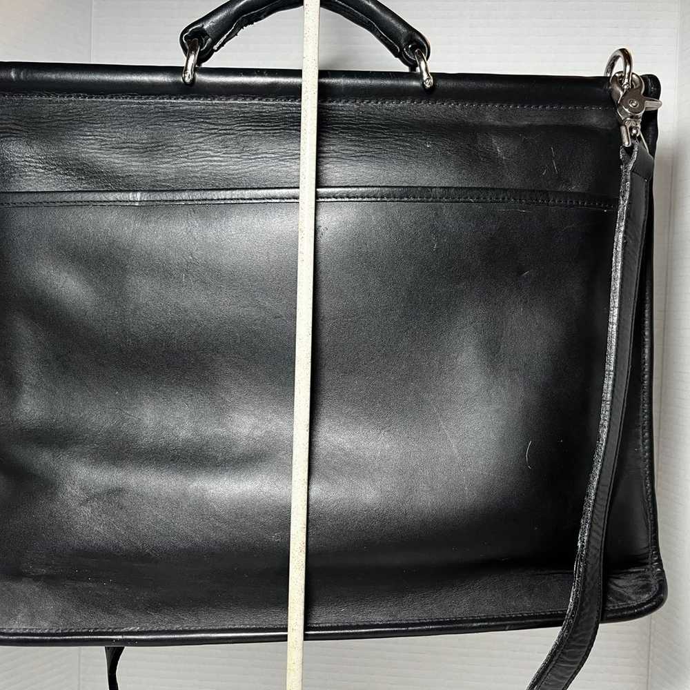 Vintage COACH Black Leather #5266 Beekman - image 7