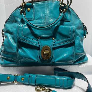 Coach vintage limited addition teal