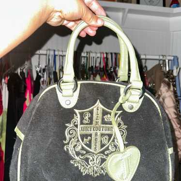 Vintage Juicy couture bowler bag green