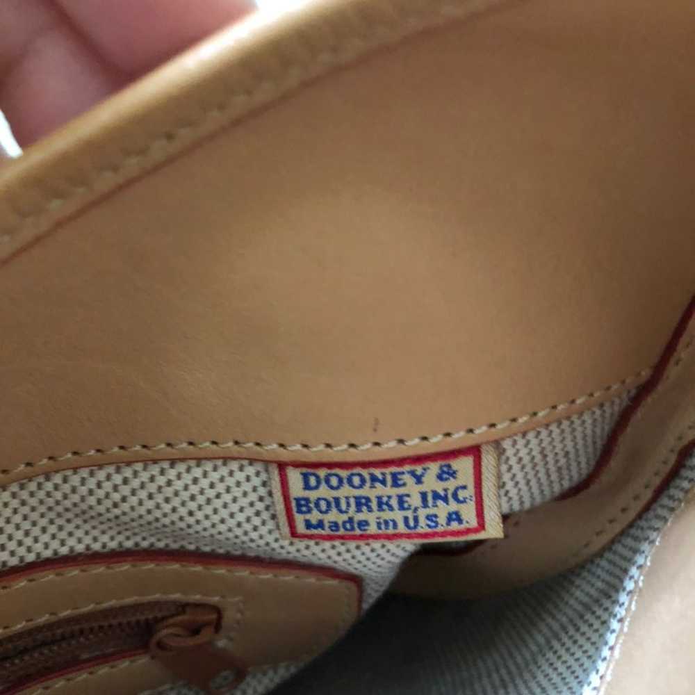 Dooney & Bourke monogram leather bag vtg - image 10