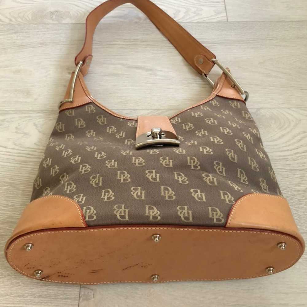 Dooney & Bourke monogram leather bag vtg - image 6