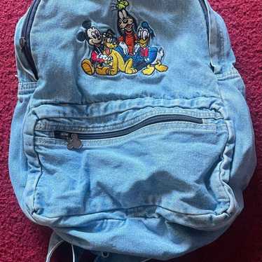 Vintage Disney denim backpack - image 1