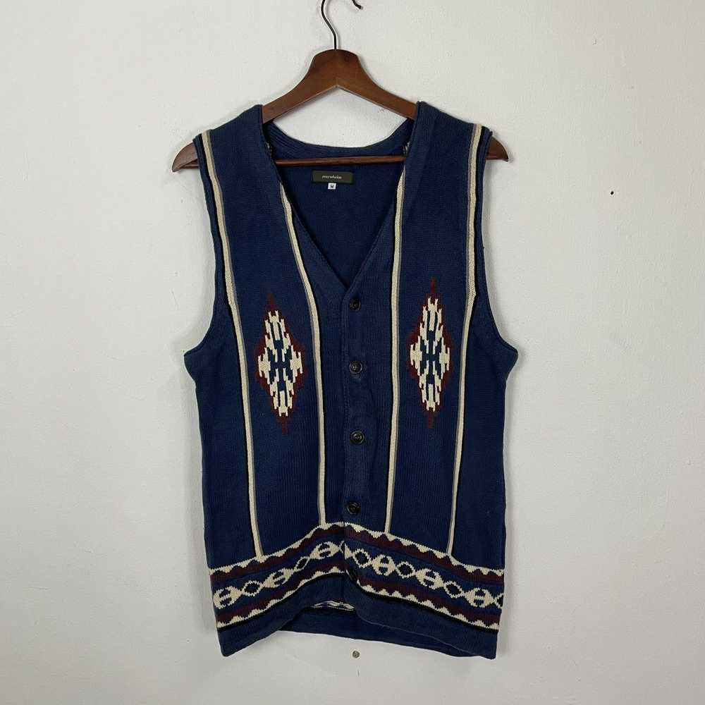 Aran Isles Knitwear × Art × Navajo Vintage Overwh… - image 1