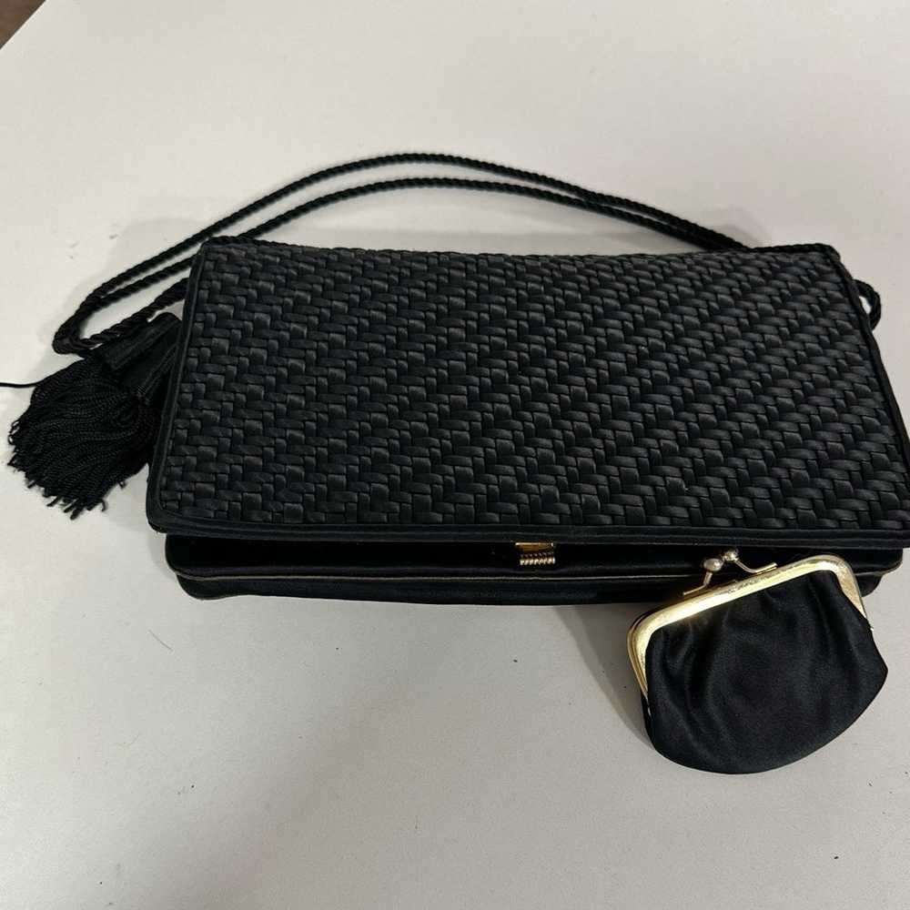 Vintage Judith Leiber Woven Clutch - image 3