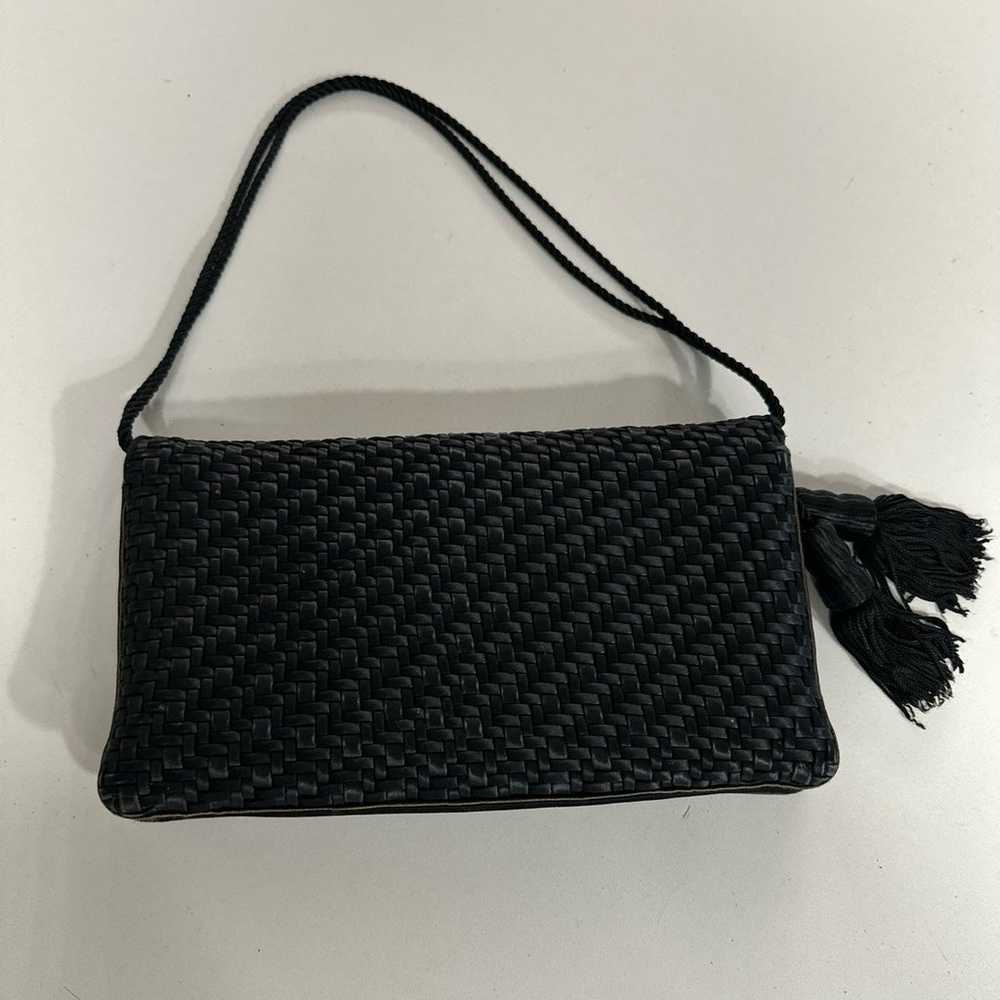 Vintage Judith Leiber Woven Clutch - image 4