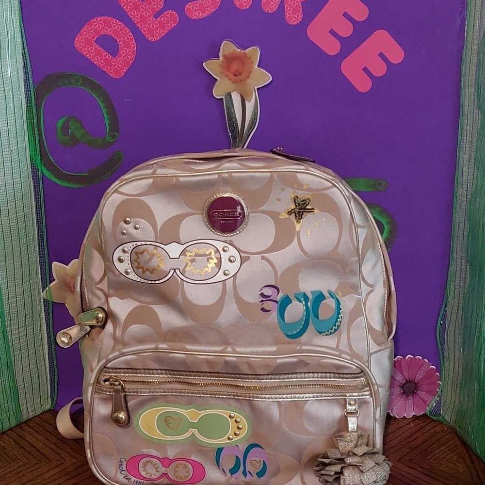 ! RARE Coach Backpack Like New Condition - image 2