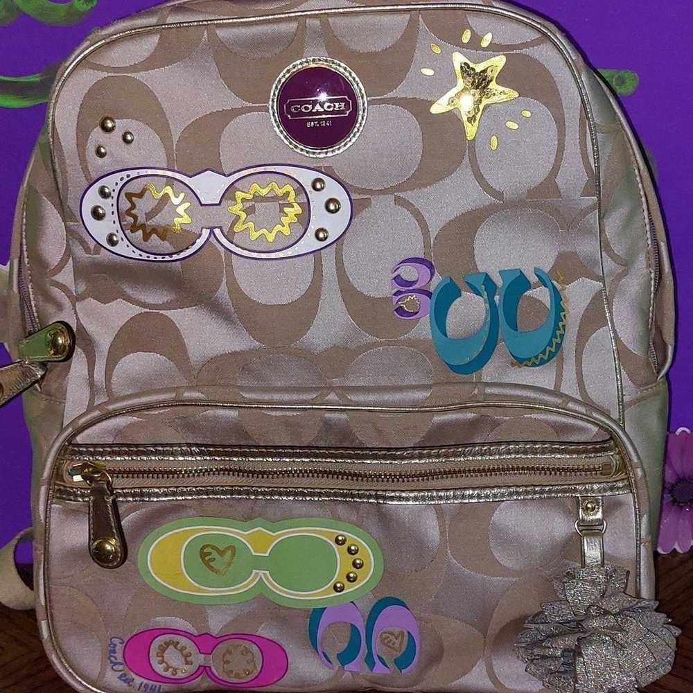 ! RARE Coach Backpack Like New Condition - image 5