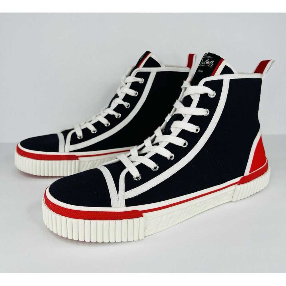 Christian Louboutin Cloth high trainers - image 4