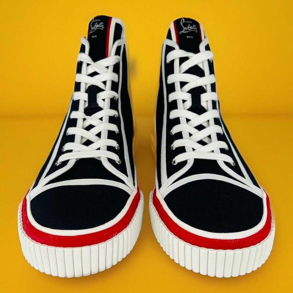 Christian Louboutin Cloth high trainers - image 5