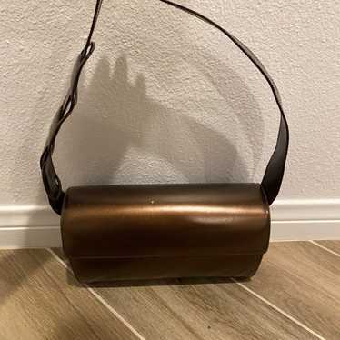 Vintage Bronze Ferragamo Evening Bag - image 1