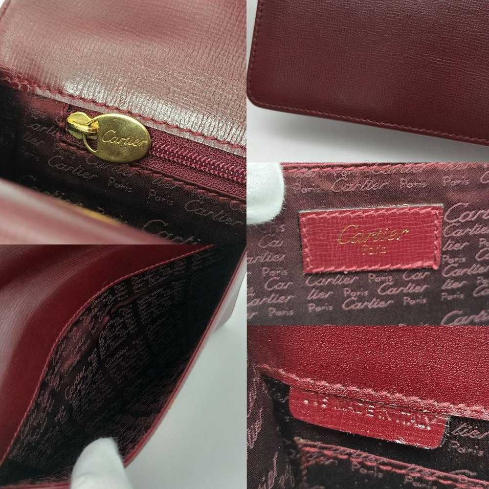 Near unused ✨ Cartier shoulder bag Bordeaux vinta… - image 10