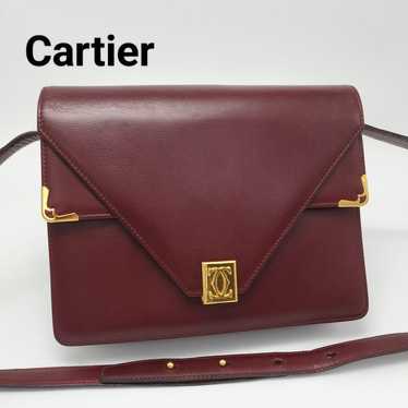 Near unused ✨ Cartier shoulder bag Bordeaux vinta… - image 1