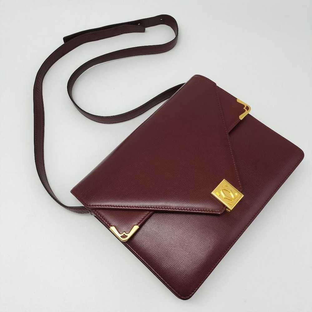 Near unused ✨ Cartier shoulder bag Bordeaux vinta… - image 3