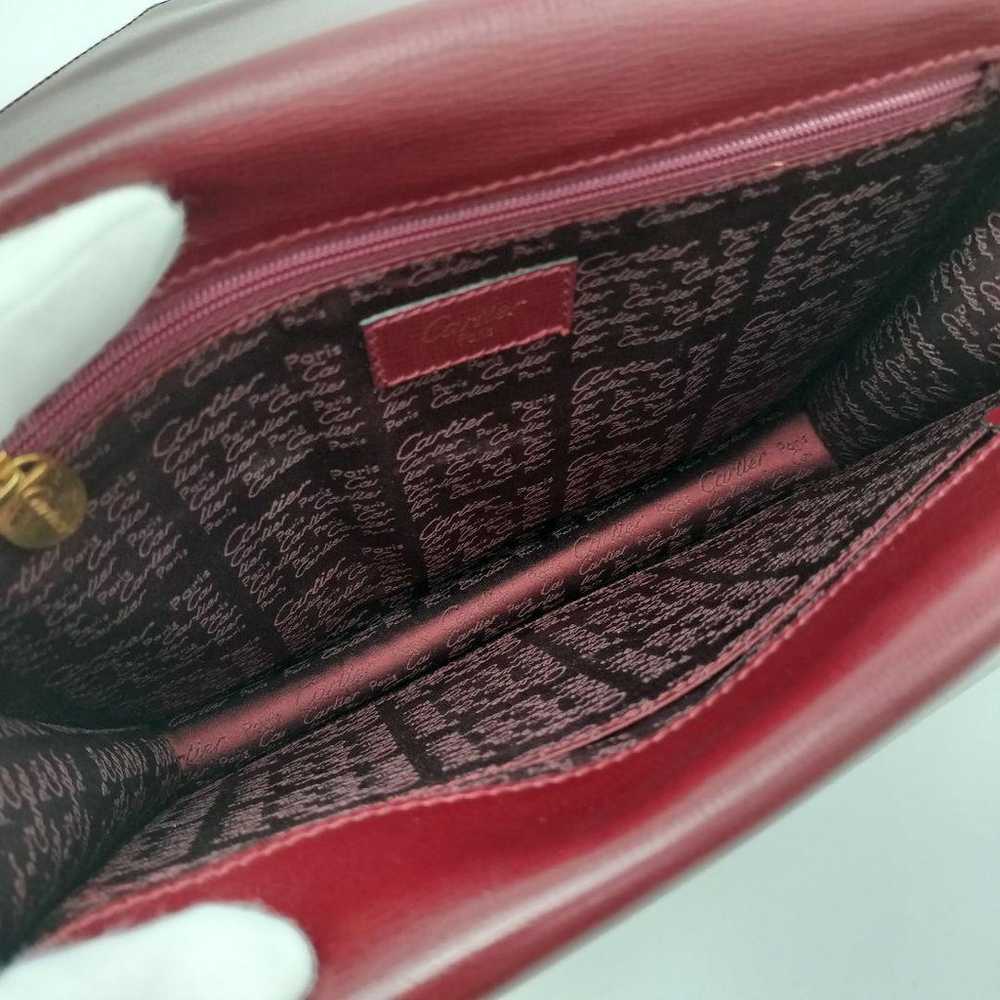 Near unused ✨ Cartier shoulder bag Bordeaux vinta… - image 9