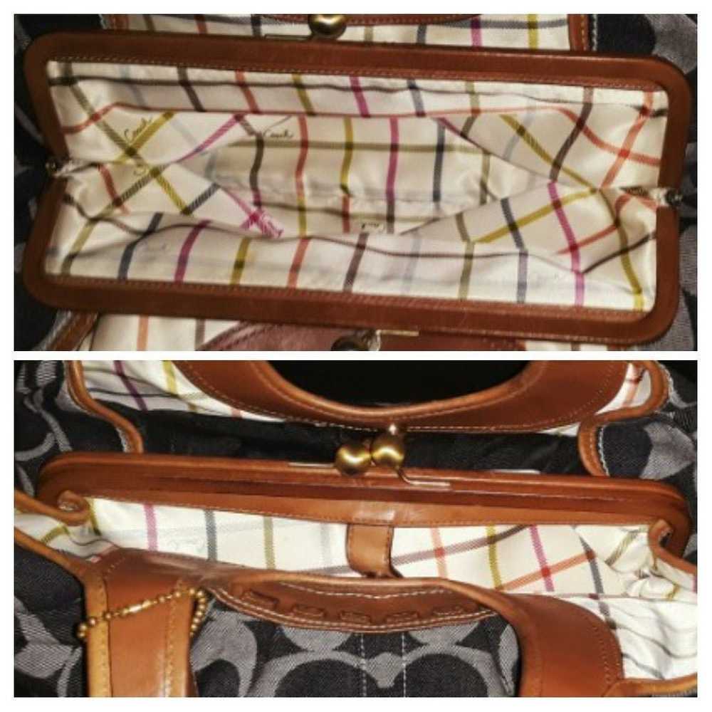 Vintage Coach purse and Wallet set Ergo Tattersal… - image 7